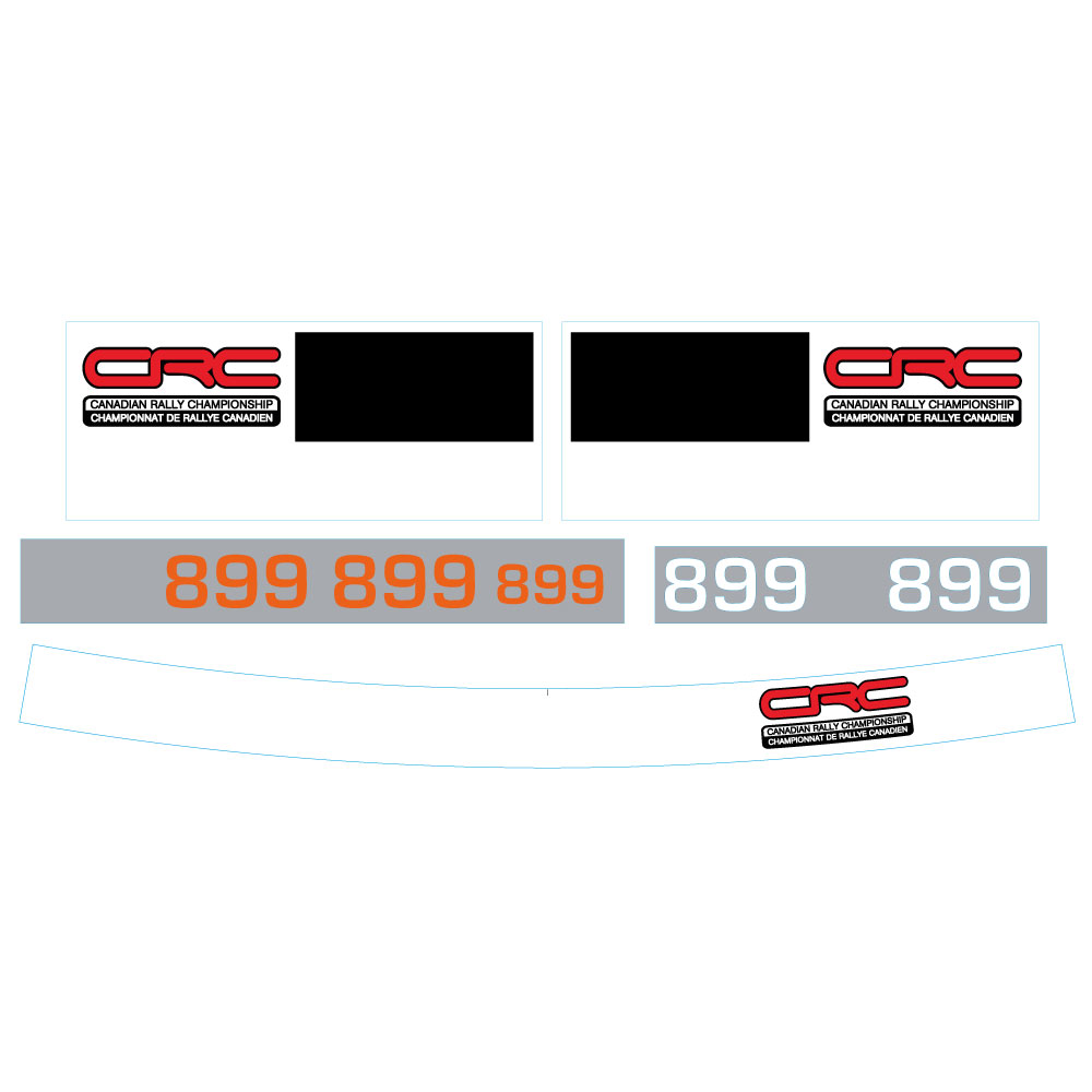 Visual Package Door, windshield & numbers - CARS 2024